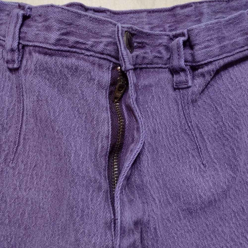 Gitano Vintage 80s Women's Purple Jeans - Picture 3 of 13